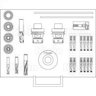 Malette d'outils - KLEIN X118.001.N - ER32 - pour centre d'usinage