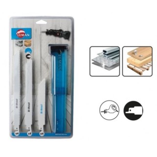 Lame de scie sabre - LEMAN 7750.12 - Assortiment - 12 lames