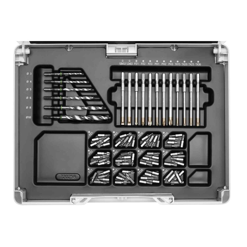 Coffret - FESTOOL 576804 - SYS M 89 ORG CE-SORT - 104 accessoires