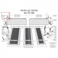 Butée escamotable -  ELBE GT050500 - pour guide GTS