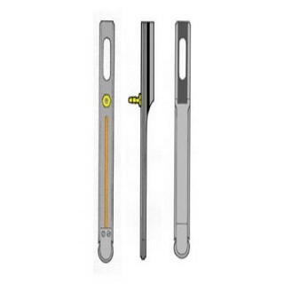 Guide chaîne - 30x30x110 mm - pas B