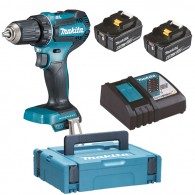 Lot perceuse-visseuse/pack 6A - MAKITA DDF485ZJ - 18 V Li-ion - 6,0 Ah