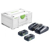 Set énergie - FESTOOL 577109 - SYS 18V 2x4,0/TCL 6 DUO