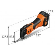 Outil oscillant - FEIN AMM 700 MAX TOP 4AH AS - MultiMaster - 18 V