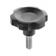 Volant fileté - APAAX 6372235 - M8 x L 50 mm - Ø 40 mm - plastique