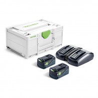 Set énergie - FESTOOL 577707 - SYS 18V 2x5,0/TCL 6 DUO