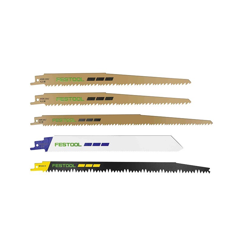 Jeu de lames de scie sabre - FESTOOL 577493 - RS-Sort/5
