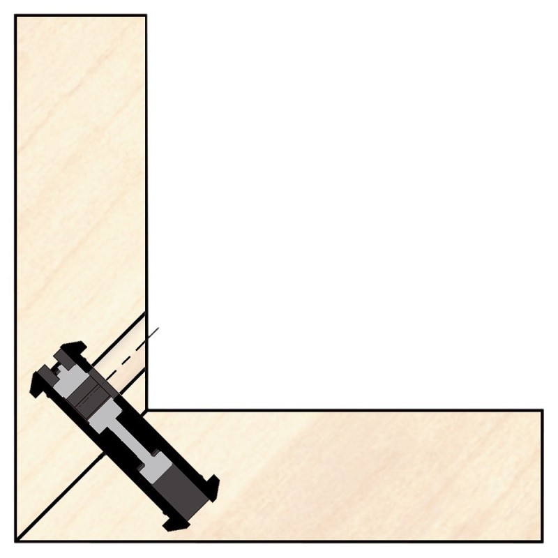 Fraiseuse - LAMELLO ZETA P2 - set d'assemblage - fraise diamant