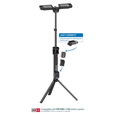 Projecteur - SCANGRIP TOWER 5 CONNECT - 5 000 lm - 18 V Li-ion