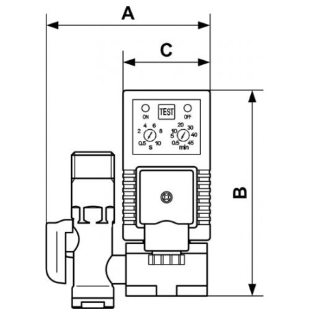 Schéma purge temporisée