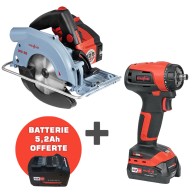 Lot scie circulaire MS55 + perceuse-visseuse A12 - MAFELL - 18V