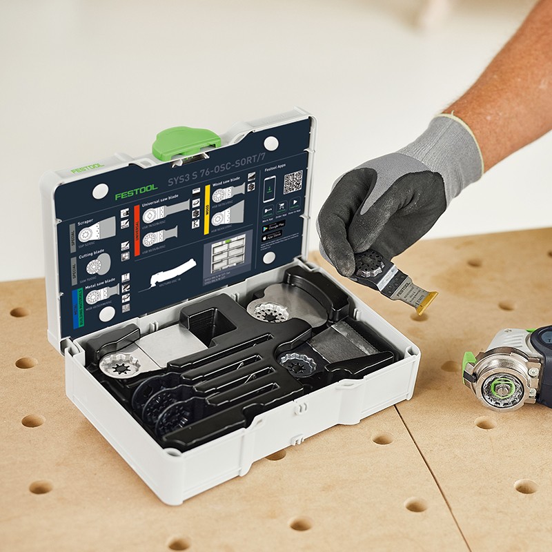 Kit de lames de scie SYS3 S 76-OSC-SORT/7 - FESTOOL 578116