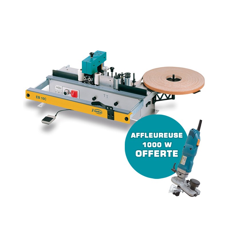 Plaqueuse - VIRUTEX EB10C - 2850 W - chant ép 1 mm