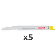 Lame de scie sabre - MAFELL 092621 - RSB-WU200 - bois - 5 lames
