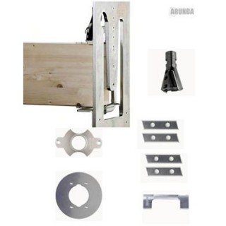 Gabarit complet - ARUNDA 50B Maxi - butées droites - la paire