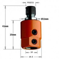 Mandrin de perçage - CMT 30500002 - Ø 10 - M10 - gauche