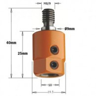 Mandrin de perçage - CMT 35800002 - Ø 10 mm - M8 - gauche