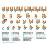 Coffret de 30 mèches à défoncer - LEMAN 428.700.30 - assortiment - Queue de 8