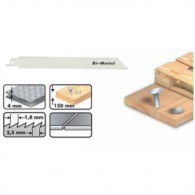 Lame de scie sabre - LEMAN 7713.05 - 180 x pas 1,8 mm - 5 lames