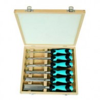 Coffret 6 ciseaux à bois -...