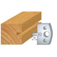 Couteau - LEMAN 800.016 - rainure 6 mm - la paire