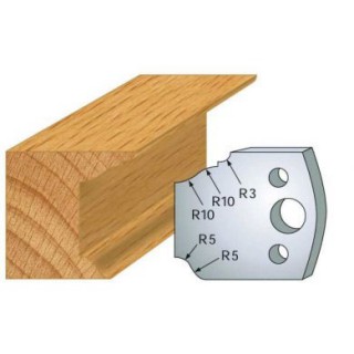 Couteau - LEMAN 800.079 - doucine rustique - la paire