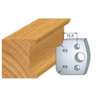 Couteau - LEMAN 800.174 - r 8 mm - la paire