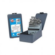 Coffret 19 forets métaux - LEMAN 802.000.19 - HSS - Ø 1 à 10 mm