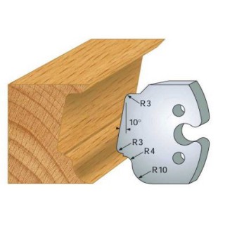 Couteau - LEMAN 855.208 - multi-moulure - la paire