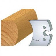 Couteau - LEMAN 855.215 - rayon de 40 mm - la paire