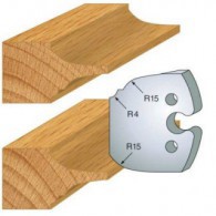 Couteau - LEMAN 855.252 - plate bande double - la paire