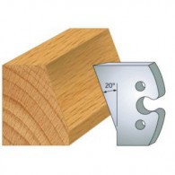 Couteau - LEMAN 855.259 - chanfrein 20° - la paire