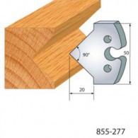 Couteau - LEMAN 855.277 - pointe à 45° - la paire