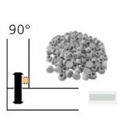 Capuchon - LAMELLO 01335286 - 90° - RAL7035 gris - Bte 100