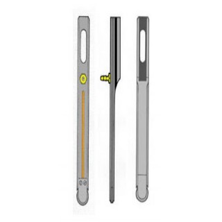 Guide chaîne - 22-25x30x110 mm - pas B