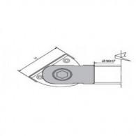 Porte-outils - ELBE PG040005 - géométrie variable - Ø 165x50x50 mm