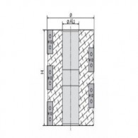 Porte-outils à raboter multicoupes - ELBE PI045016 - 125x130x40 mm