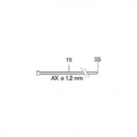 Pointe - SENCO AX 100626 - L 35 mm - galvanisé - Bte 5000