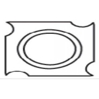 Plaquette - ELBE W21 - 14x14x1,95 mm