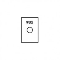 Plaquette - ELBE W85 - 18x12x1,5 mm